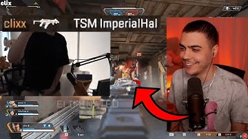 when Clix literally IRL Fortnite EMOTE on ImperialHal in $150K MFAM Tourney! 🤣