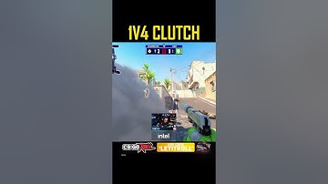 Insane 1v4 clutch cs 2 || clutch moment || cs 2 #cs2 #cs2clips #shorts