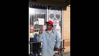 Waiting on the liquor store to open