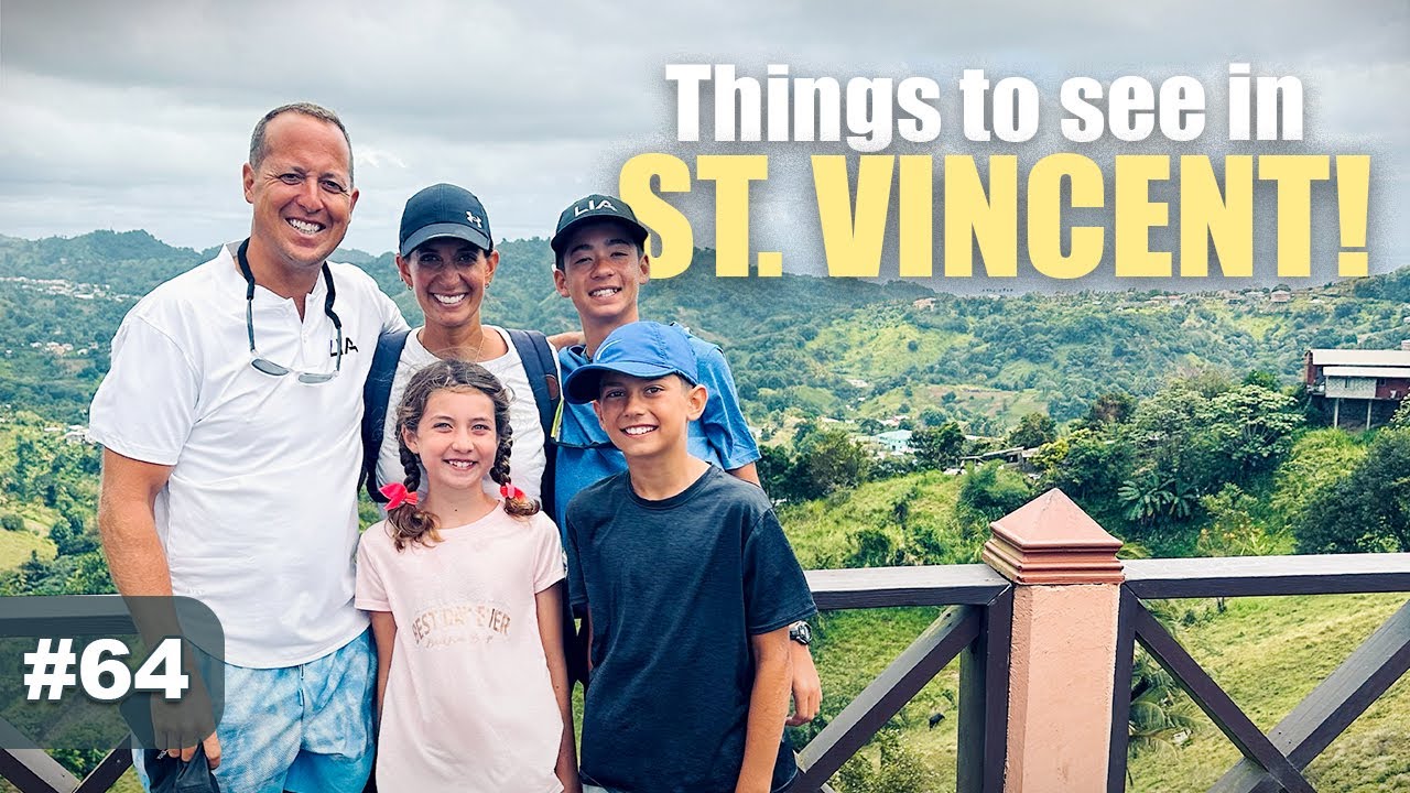 ⁣We toured St. Vincent, again. Beautiful gardens and tasting a natural water spring!