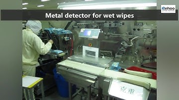 【REHOO  CHECK WEIGHER CWC 230NS】PRODUCT: wet tissue