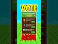 UPDATE VOTING IS COMING TO GROW A GARDEN!! #growagarden #roblox #shorts