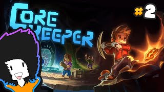 Core Keeper Gameplay - Going Deeper into the Caves To Uncover Secrets - Ep  2