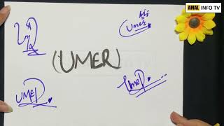 Umer Name Signature - Handwritten Signature Style for Umer Name