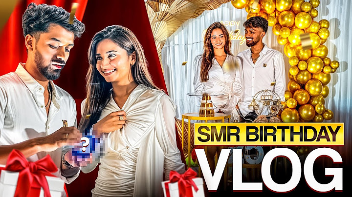 Birthday vlog of SMR | I surprised SMR😨😰