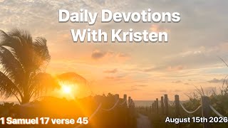 A Guided Message for you to Rise A look into 1st Samuel 17 verse 45
