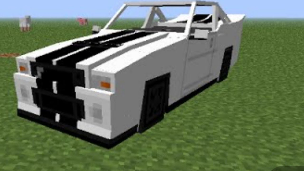 Minecraft мод автомобиль