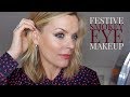 Festive smokey eye makeup