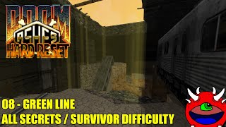 Ashes: Hard Reset for Doom 2 - MAP08 The Green Line - No Commentary Gameplay