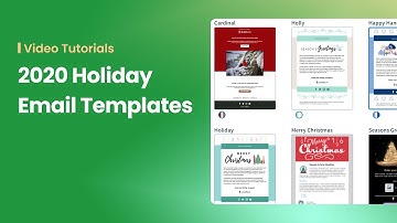 How to quickly create beautiful holiday emails - A step-by-step tutorial