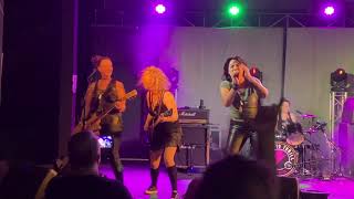 SHOOT TO THRILL- the all female AC/DC tribute band performing "Shoot to Thrill" at Greenville HD