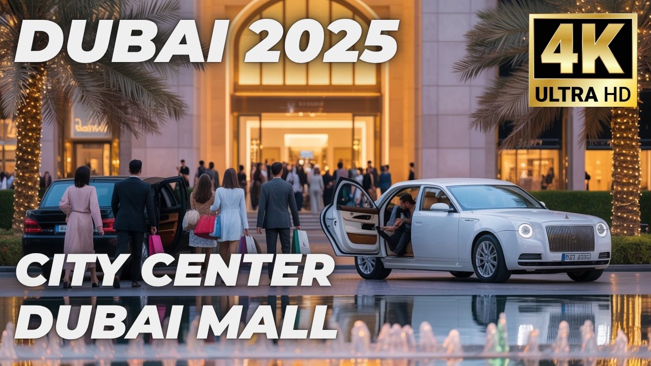 Dubai [4K] Amazing City Center, Burj Khalifa , Dubai Mall Walking Tour Compilation - 2025 🇦🇪