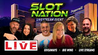 🔴 LIVE: SlotNation Takes Over The Peppermill! | Casino Carisa