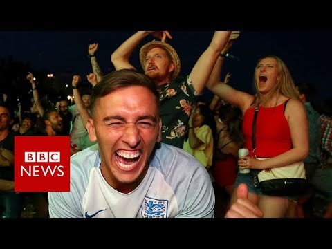 World Cup 2018: How England fans celebrated - BBC News