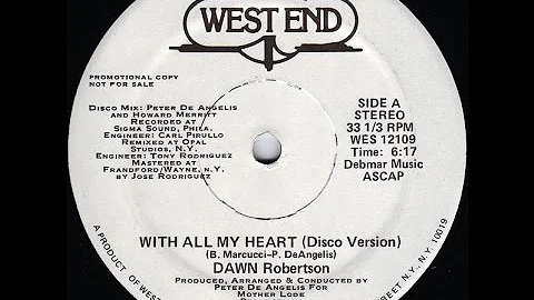 Dawn Robertson - With all my heart (disco) 1977