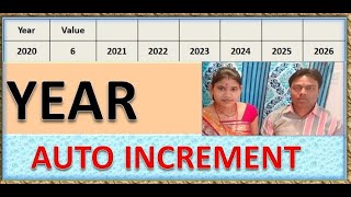 Famous Excel Year Auto Increment, Year auto Increment using IF, AND, Column formula in excel, excel, Wealth