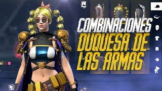 ✨LAS MEJORES COMBINACIONES CON EL SET “DUQUESA DE LAS ARMAS” - FREE FIRE || CHIFF