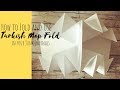 How to Fold and use Turkish Map Fold in your Junk Journals