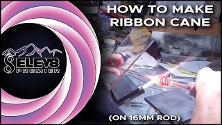 Learn how to make ribbon cane with 2 colors