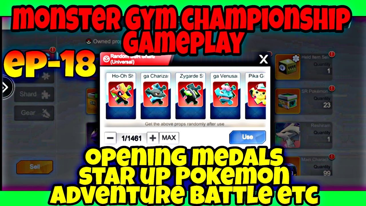 OPENING 1000+ SSR SHARDS in Monster Gym Championship Gameplay in hindi | POKEVERSE WORLD | EP-18