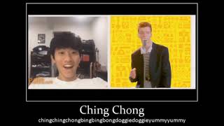 Mario Ching Chong but it's Rick Astley