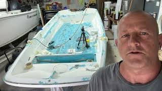 1971 Boston Whaler 13 Restoration - part 7- patching holes