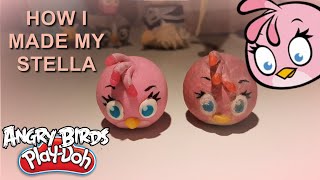 How I Made My Stella (Angry Birds Play-Doh Stella [Pink Bird] Tutorial)