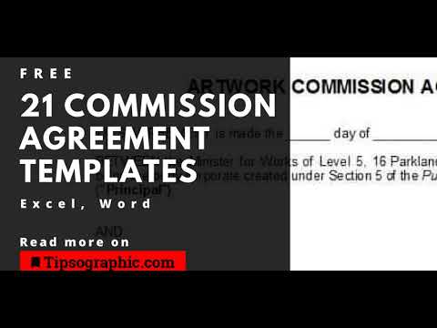 21-knockout-commission-agreement-templates,-free-download