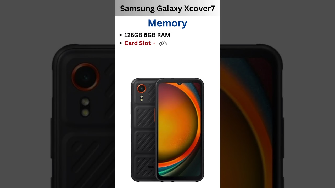 Samsung Galaxy Xcover7 specification 