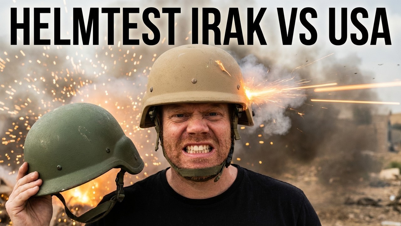 Irak vs. USA: Helmtest Golfkrieg-Edition