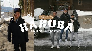 getting to hakuba valley and iwatake ski day | japan travel vlog