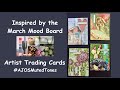 March Mood Board Inspiration - Artist Trading Cards #AJOSMutedTones