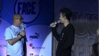 2012.11.14 周柏豪【無力挽回】@ FACE UStar大專校花校草10強決賽 x 9展明星live