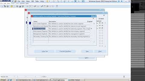 Oracle Financials Functional General Ledger class 3