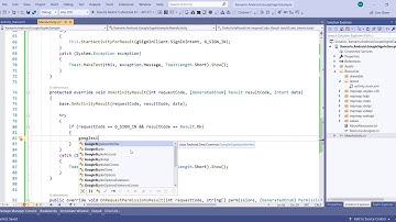 Integrating Google Sign-In into Xamarin Android App - Part 3