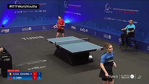 Elena Zaharia vs Chen Yi | U19 Girls' Singles QF |...