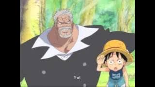 kid luffy saying YO!