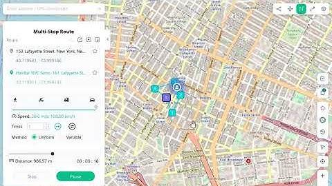How to Simulate GPS Movement with Multi-Stop Mode