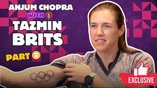 S4E9 | Eating a Doughnut Pre-Match Brings Me Luck! ft.Tazmin Brits | Interview Part 2 | Anjum Chopra