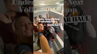 UA Next gear haul #volleyball #underarmour #d1athlete #unboxing #gear #volleyballplayer