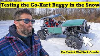 Go-Kart Rock Crawler out of a Jeep Wrangler PT7 (Panels&Testing)