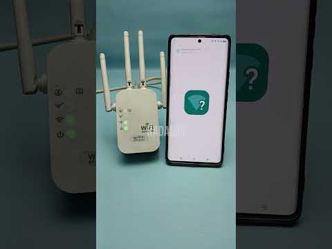 Cara setting Repeater Wifi Extender 4 antena dengan HP