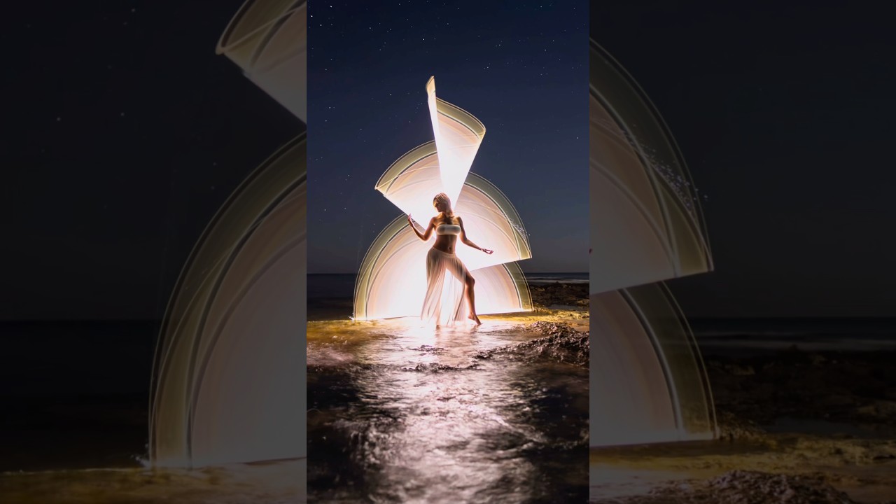 the making-of a summer 2025 light-painting photography project Sublument