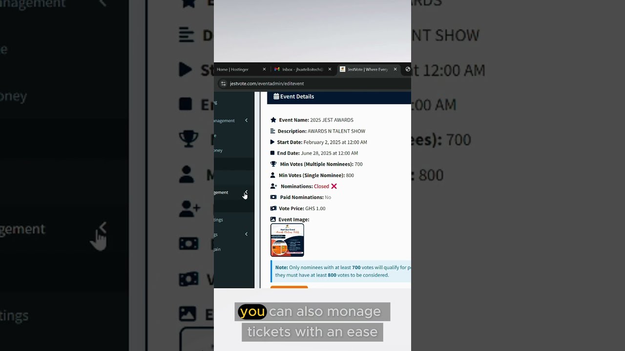 JestVote: The Ultimate Event Voting System