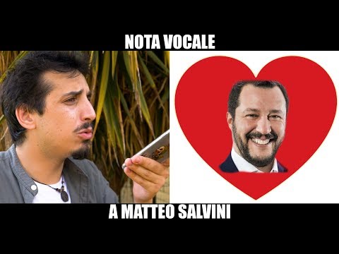 Nota Vocale a Matteo Salvini