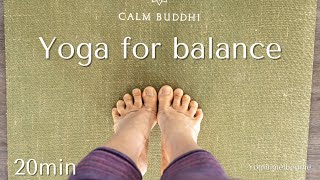 Yoga for balance, grounding &amp; stability | feet and ankles | 20min