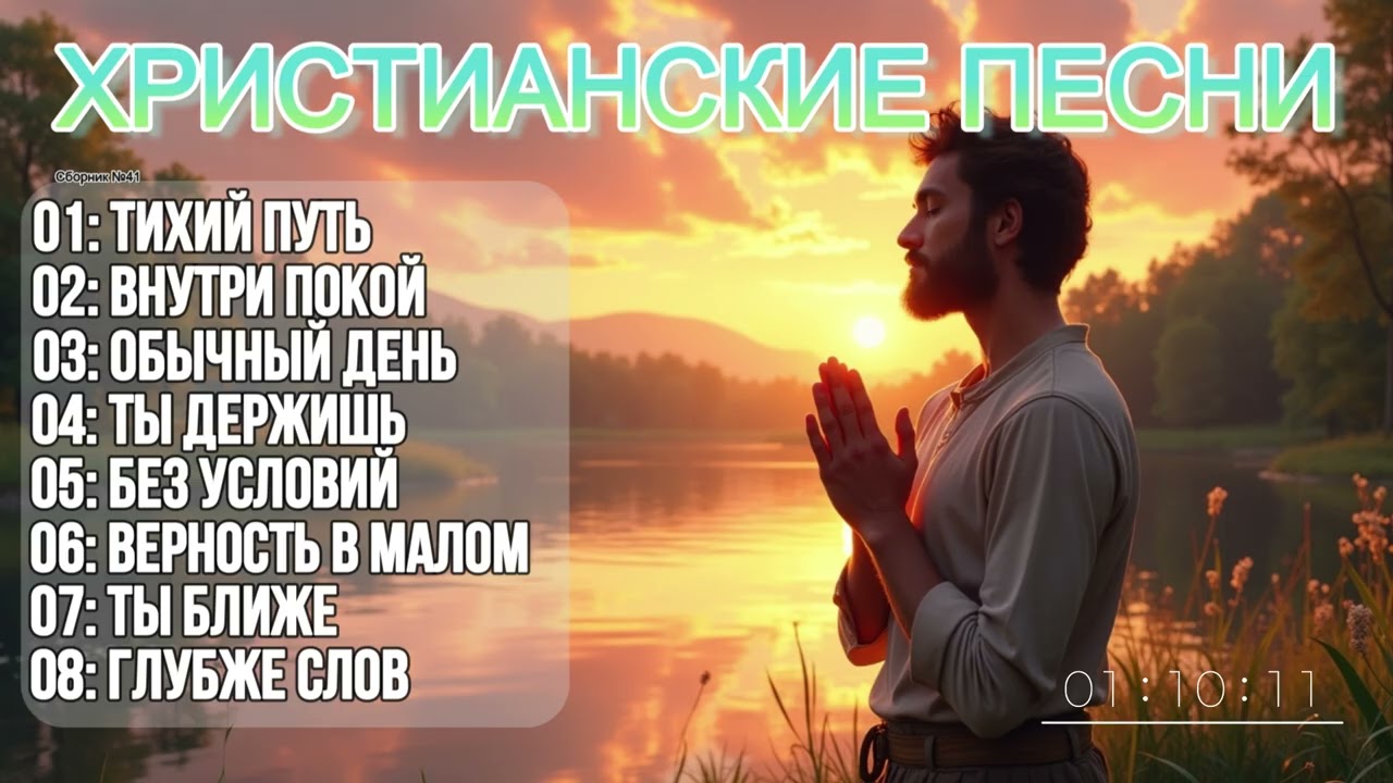 САМЫЕ НОВЫЕ ХРИСТИАНСКИЕ ПЕСНИ - МУЗЫКА СЕРДЦА! СБОРНИК №41