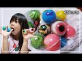 【モッパン🌎】地球グミ、目玉グミ、いろんなグミを食べてみたら…こうなったｗ【#Shorts】