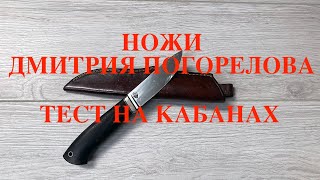 Охотничьи ножи Дмитрия Погорелова - практический тест на кабанах