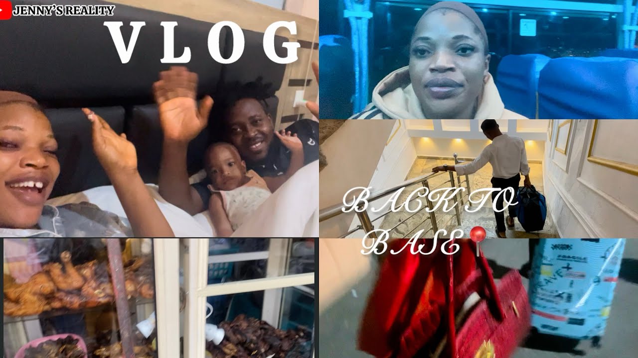 BACK TO BASE/ NIGHT JOURNEY TO LAGOS WITH MY FAMILY🥰 